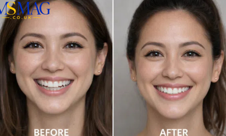 lip flip before and after