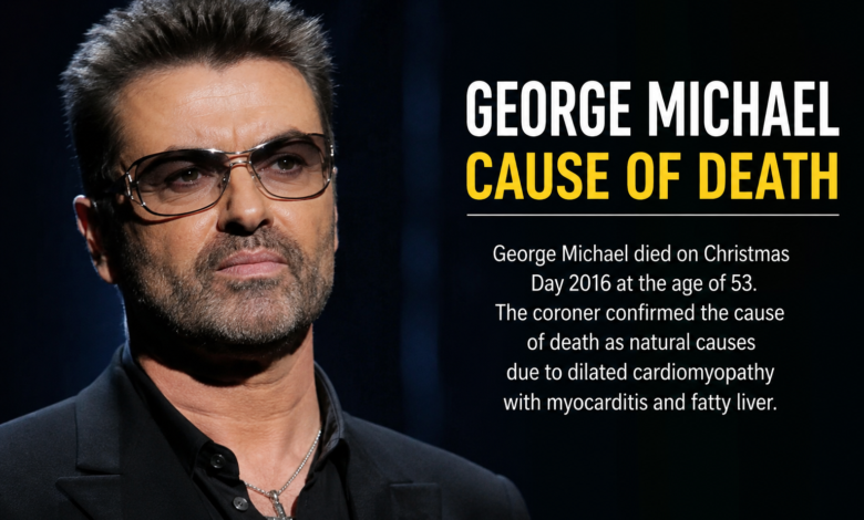 George Michael Cause of Death